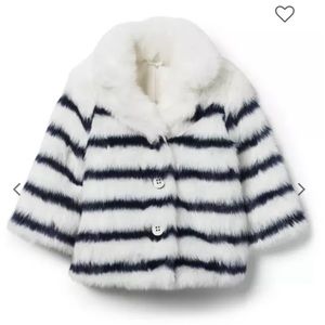 Janie and Jack by Juno Valentine faux fur jacket